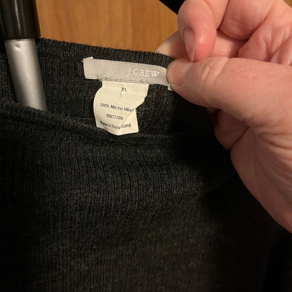 J. Crew Black Crew Neck Sweater - Picture 3 of 3